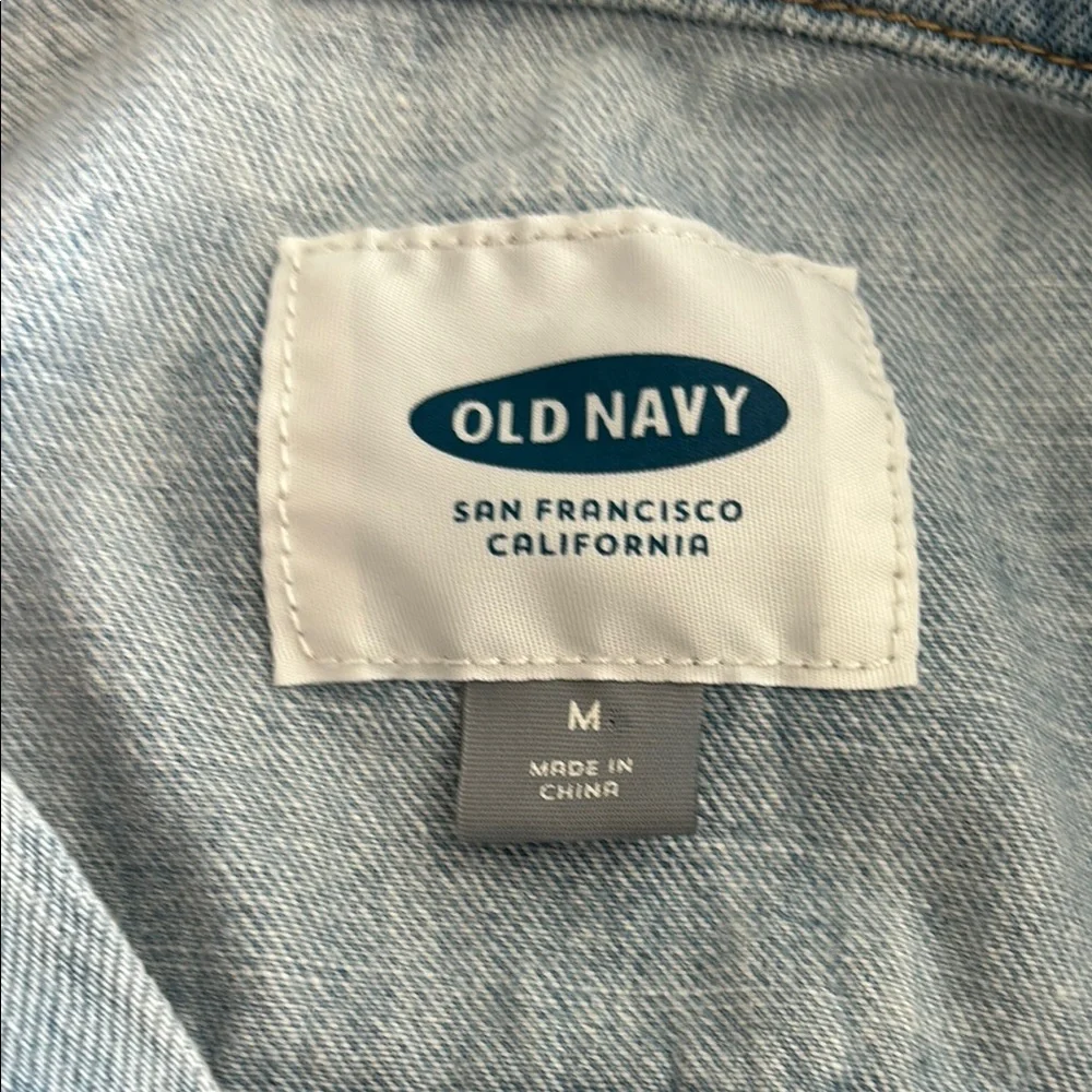 Old Navy Kids Denim Vest - Light Blue - Girls M
